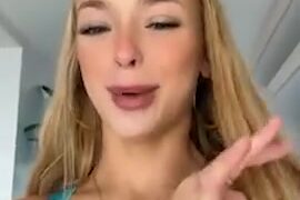 Julia Filippo Hot Video Bikini Blue Erotic Body